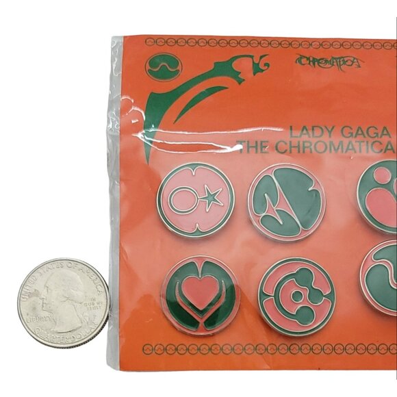 Set Of Lady Gaga Hard Enamel Scatter Lapel Pin Badge, K44 - Picture 2 of 4